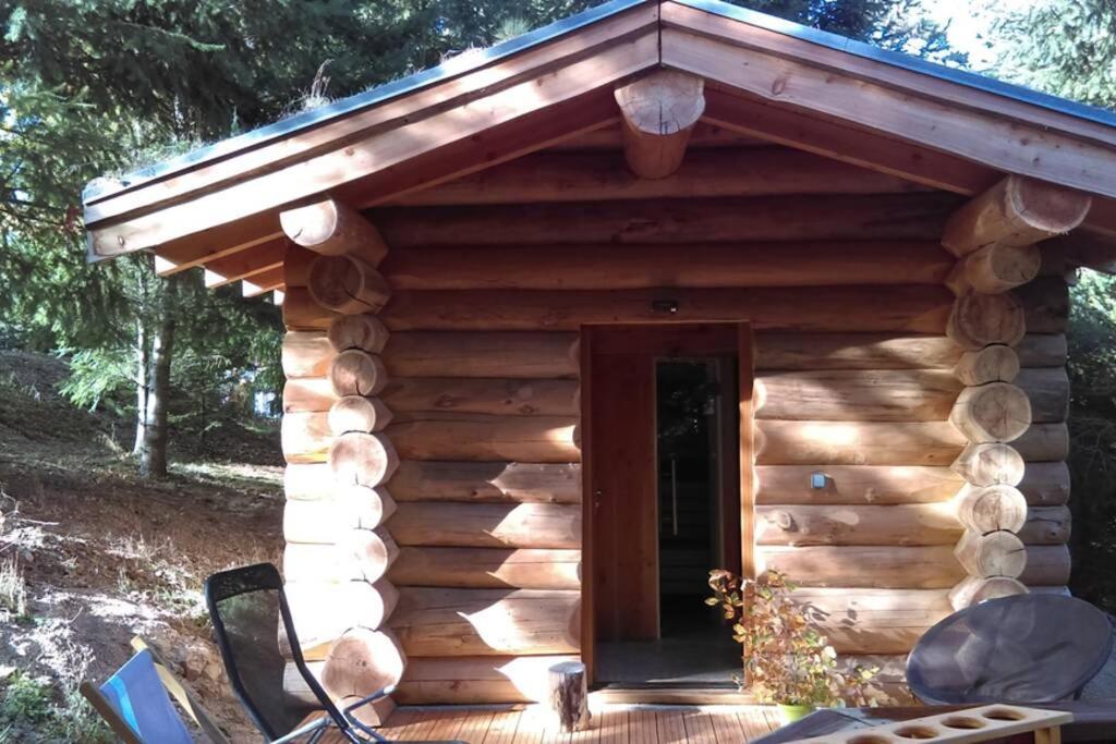 Pialous:Chalet En Rondins Avec Espace Detente La Chapelle-d'Aurec Eksteriør bilde